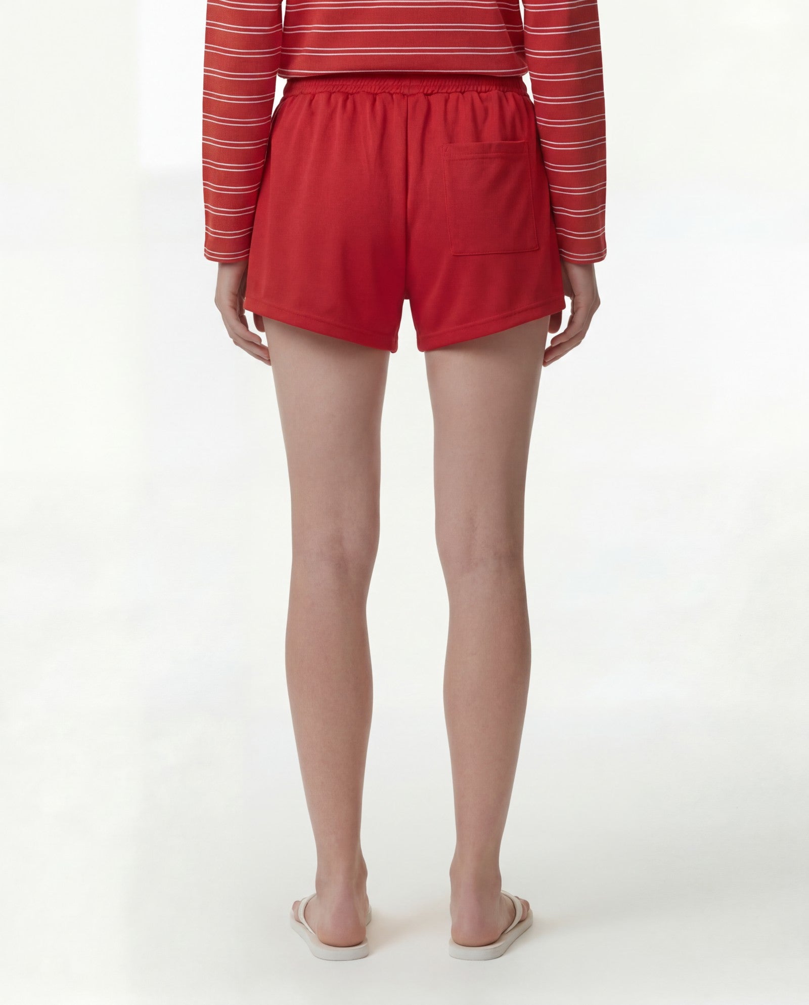 Signature Logo Retro Track Short - Ruby Sporty & Rich Online