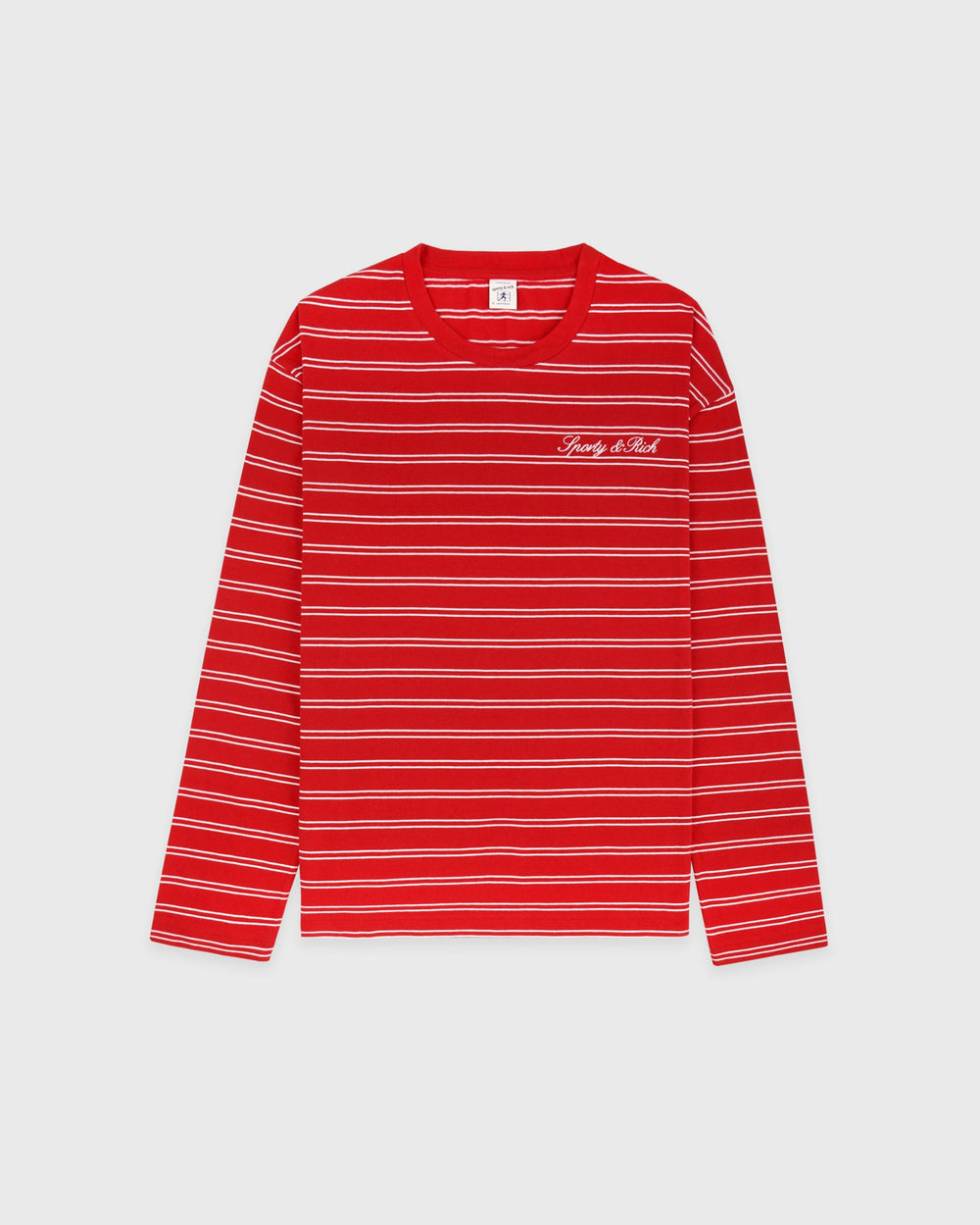 Signature Logo Easy Longsleeve - Ruby Sporty & Rich Discount