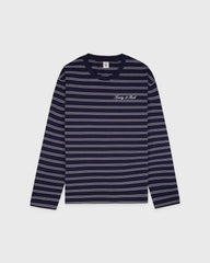 Signature Logo Easy Longsleeve - Dark Navy Sporty & Rich For Sale