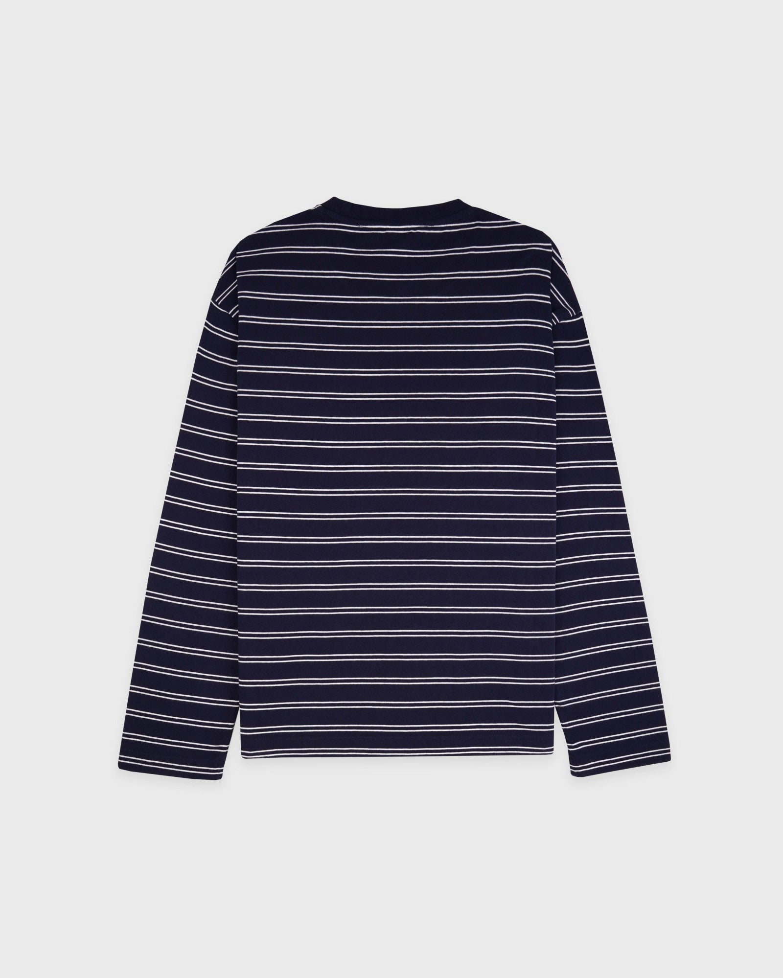 Signature Logo Easy Longsleeve - Dark Navy Sporty & Rich For Sale