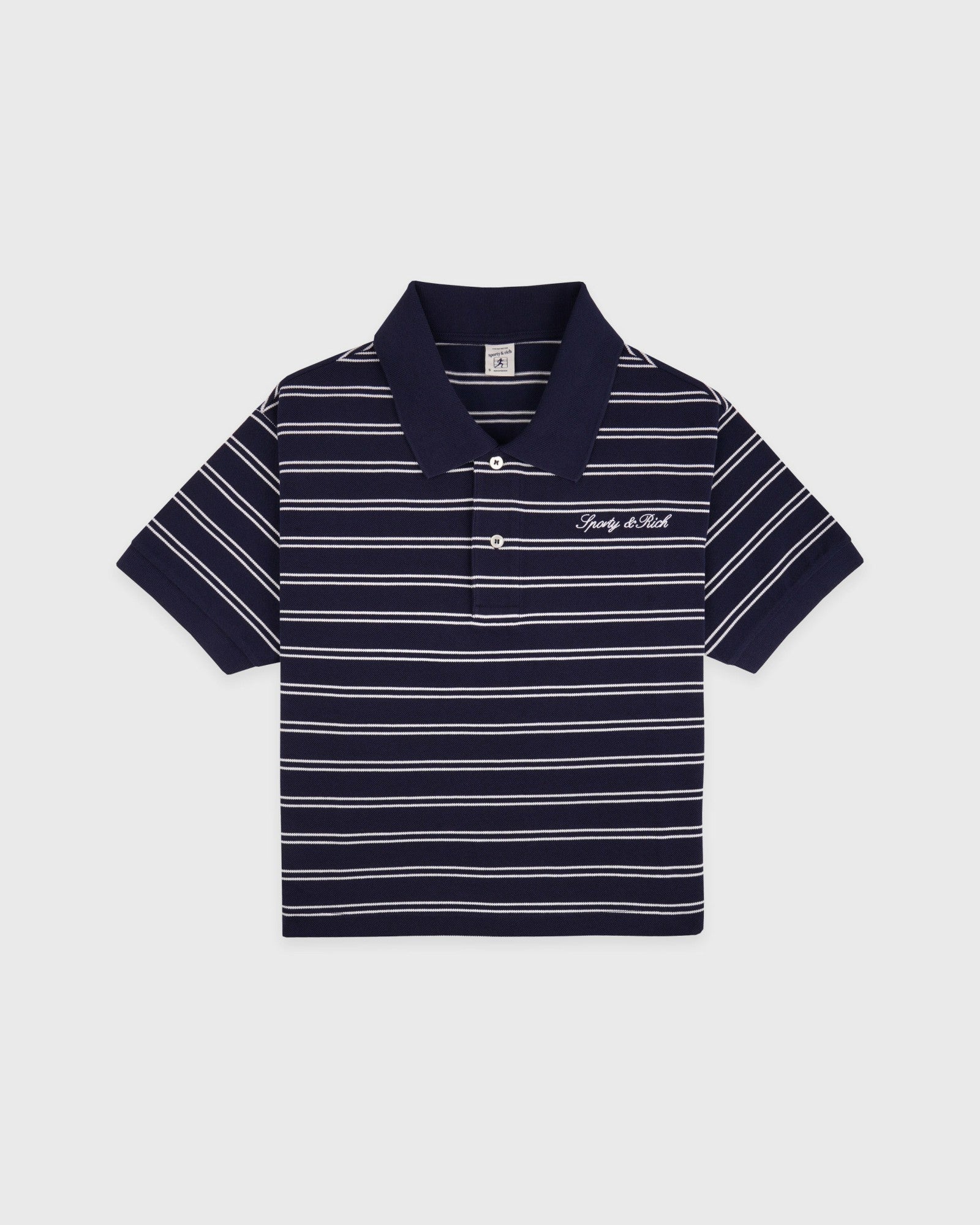 Signature Logo Polo - Dark Navy Sporty & Rich Outlet