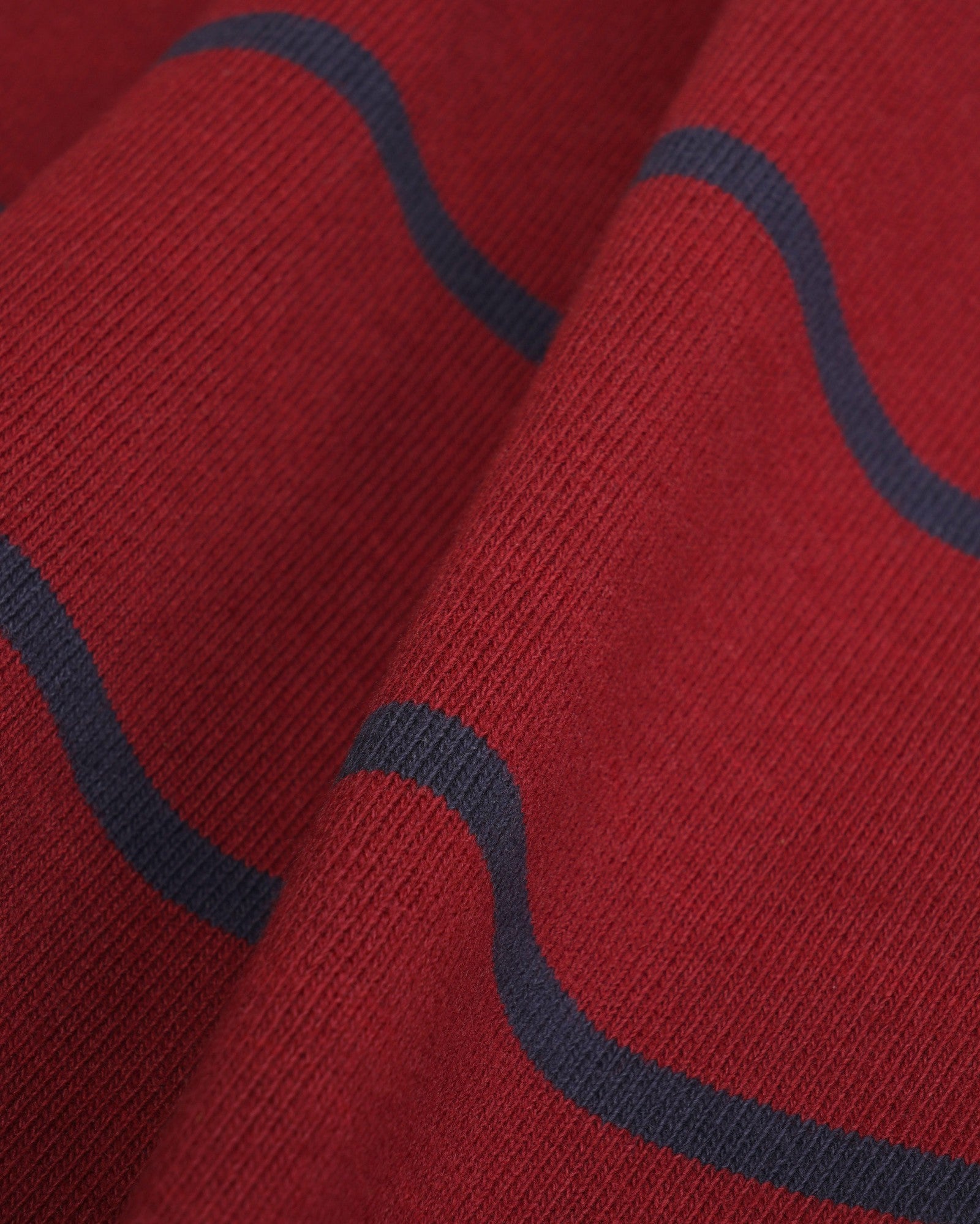 Serif Logo Rugby Polo - Merlot/White/Navy Sporty & Rich For Sale