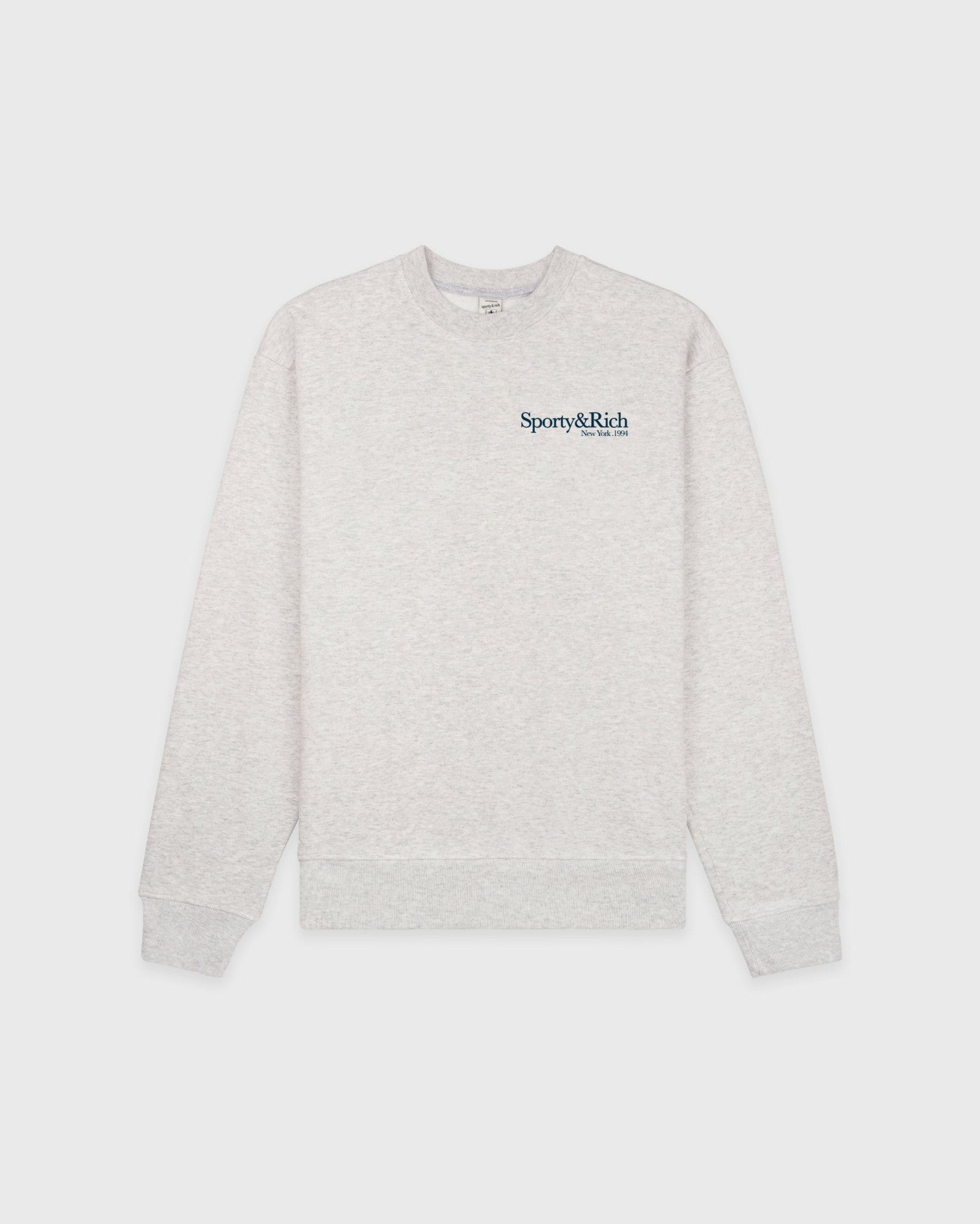 Run Club Crewneck - Heather Gray/Navy Sporty & Rich Online