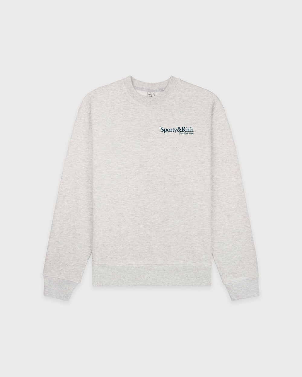 Run Club Crewneck - Heather Gray/Navy Sporty & Rich Online