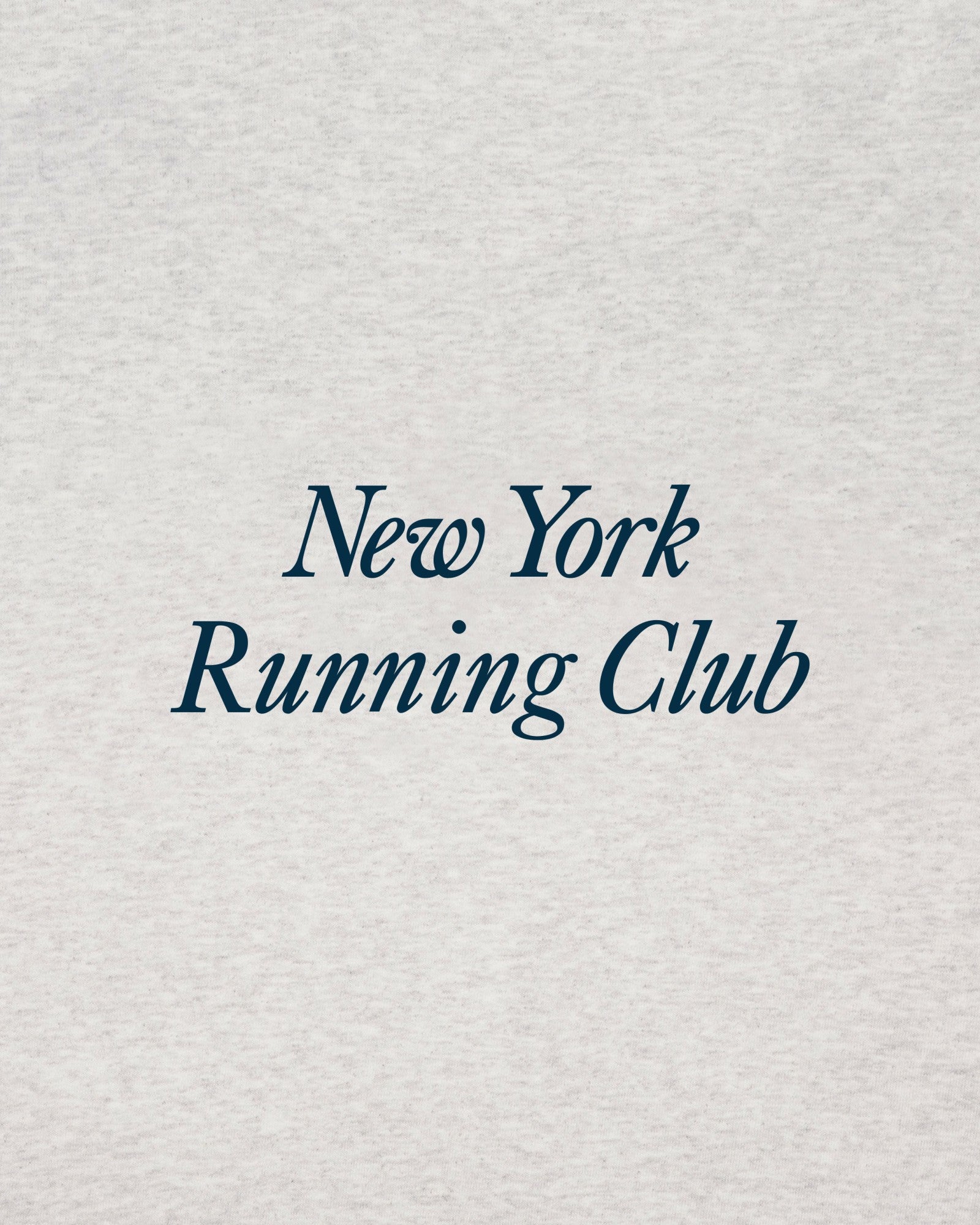 Run Club Crewneck - Heather Gray/Navy Sporty & Rich Online