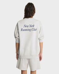 Run Club Crewneck - Heather Gray/Navy Sporty & Rich Online