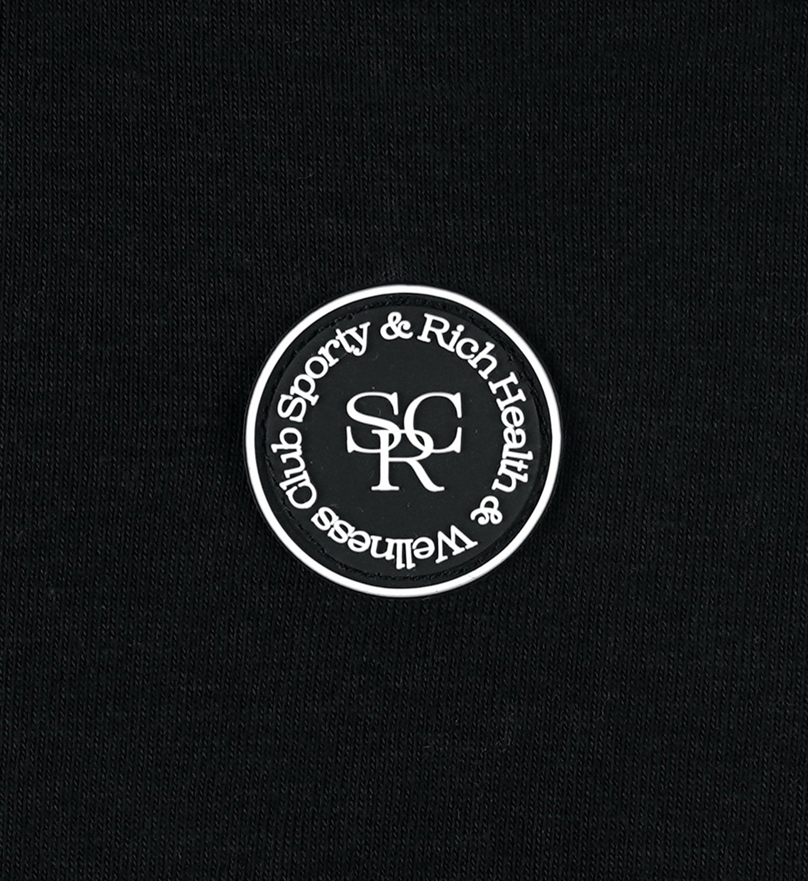 SRHWC Baby Rib Tank - Black/White Sporty & Rich For Sale