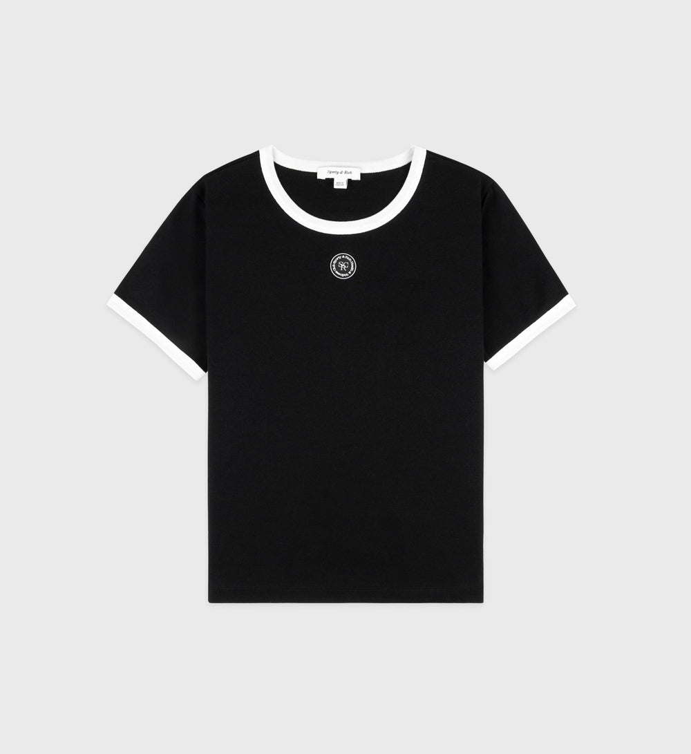 SRHWC Ringer Tee - Black/White Sporty & Rich Online