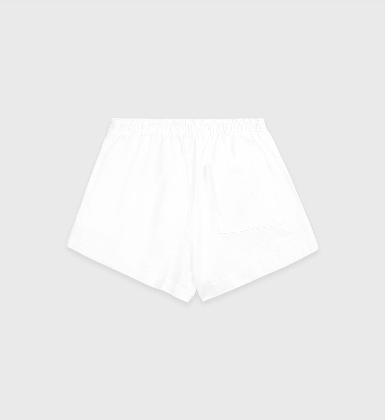 Serif Logo Soft Disco Short - White/Navy Sporty & Rich Outlet
