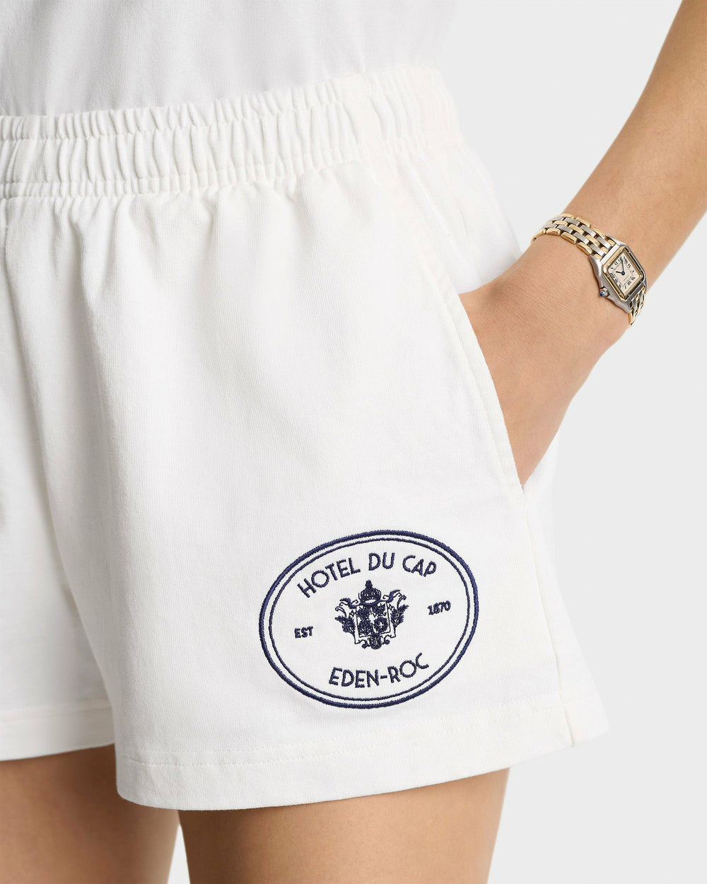 Eden Crest Disco Short - White/Navy Sporty & Rich Sale