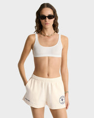 Eden Crest Disco Short - Cream/Navy Sporty & Rich Online