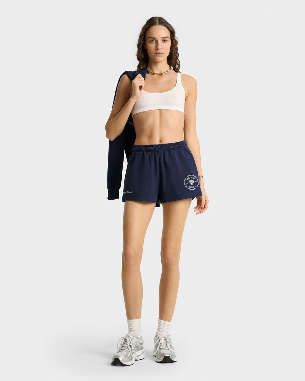 Eden Crest Disco Short - Navy/White Sporty & Rich Discount