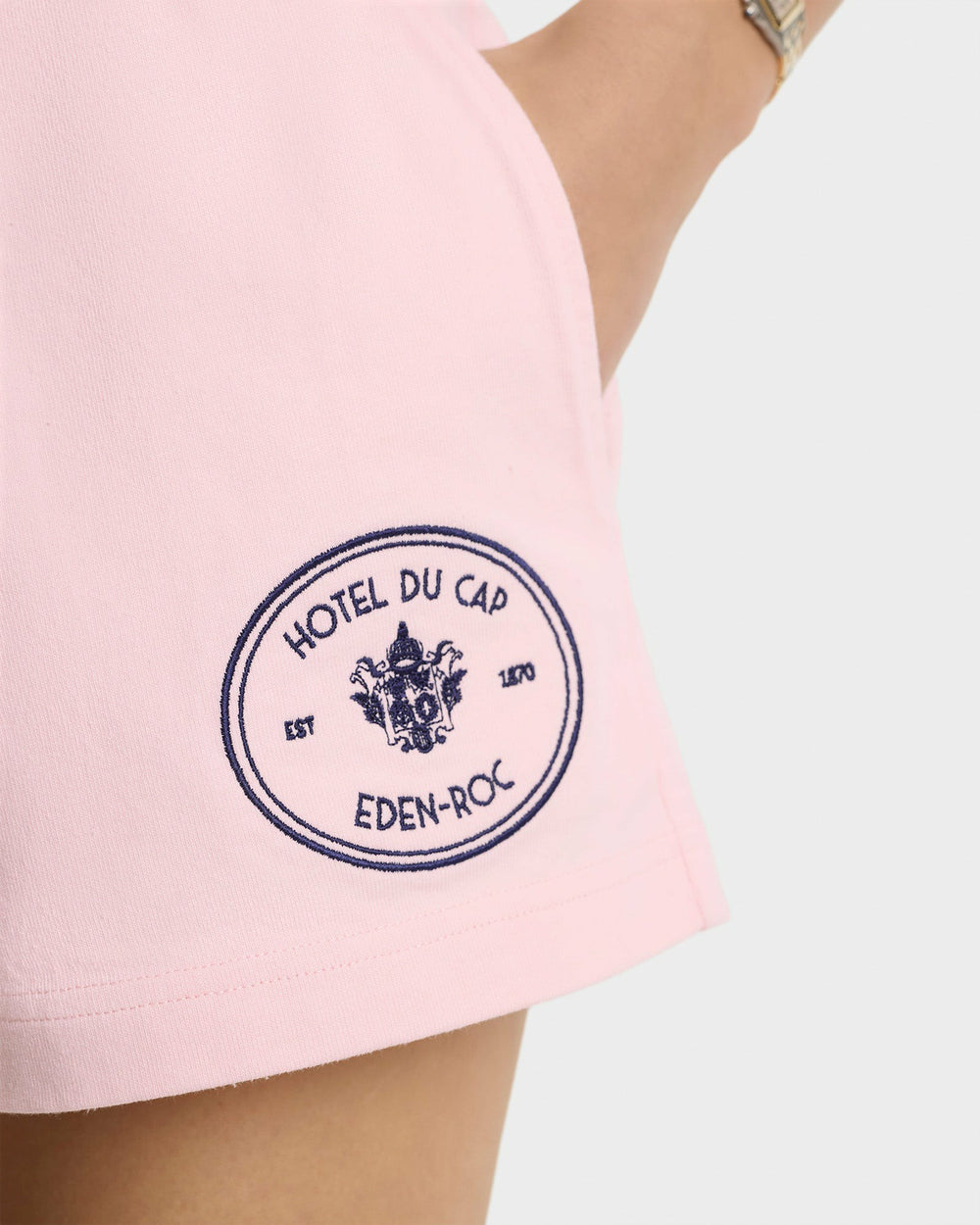 Eden Crest Disco Short - Pink Dolphin/Navy Sporty & Rich For Sale