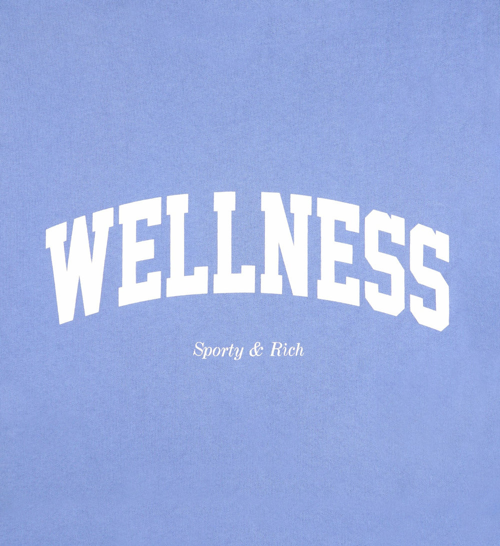 Wellness Ivy Disco short - Flax blue/White Sporty & Rich Outlet