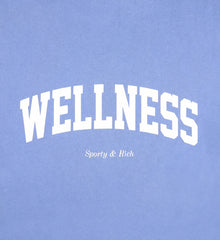 Wellness Ivy Disco short - Flax blue/White Sporty & Rich Outlet
