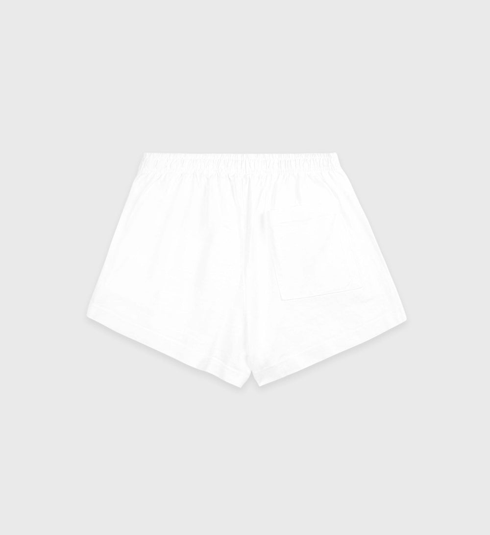 Syracuse Disco Short - White/Alpine Sporty & Rich US