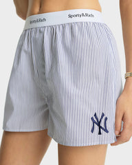 Yankees Serif Boxer Short - Navy Striped Sporty & Rich Sale