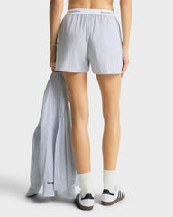Yankees Serif Boxer Short - Navy Striped Sporty & Rich Sale