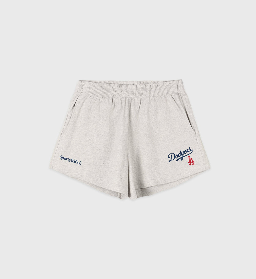 Dodgers Serif Disco Short - Heather Gray/Navy Sporty & Rich Online