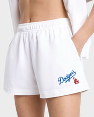 Dodgers Serif Disco Short - White/Team Blue Sporty & Rich Discount