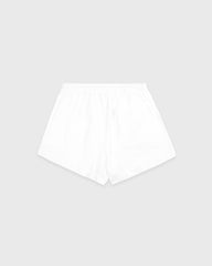 Syracuse Embroidered Disco Short - White/Navy Sporty & Rich Outlet