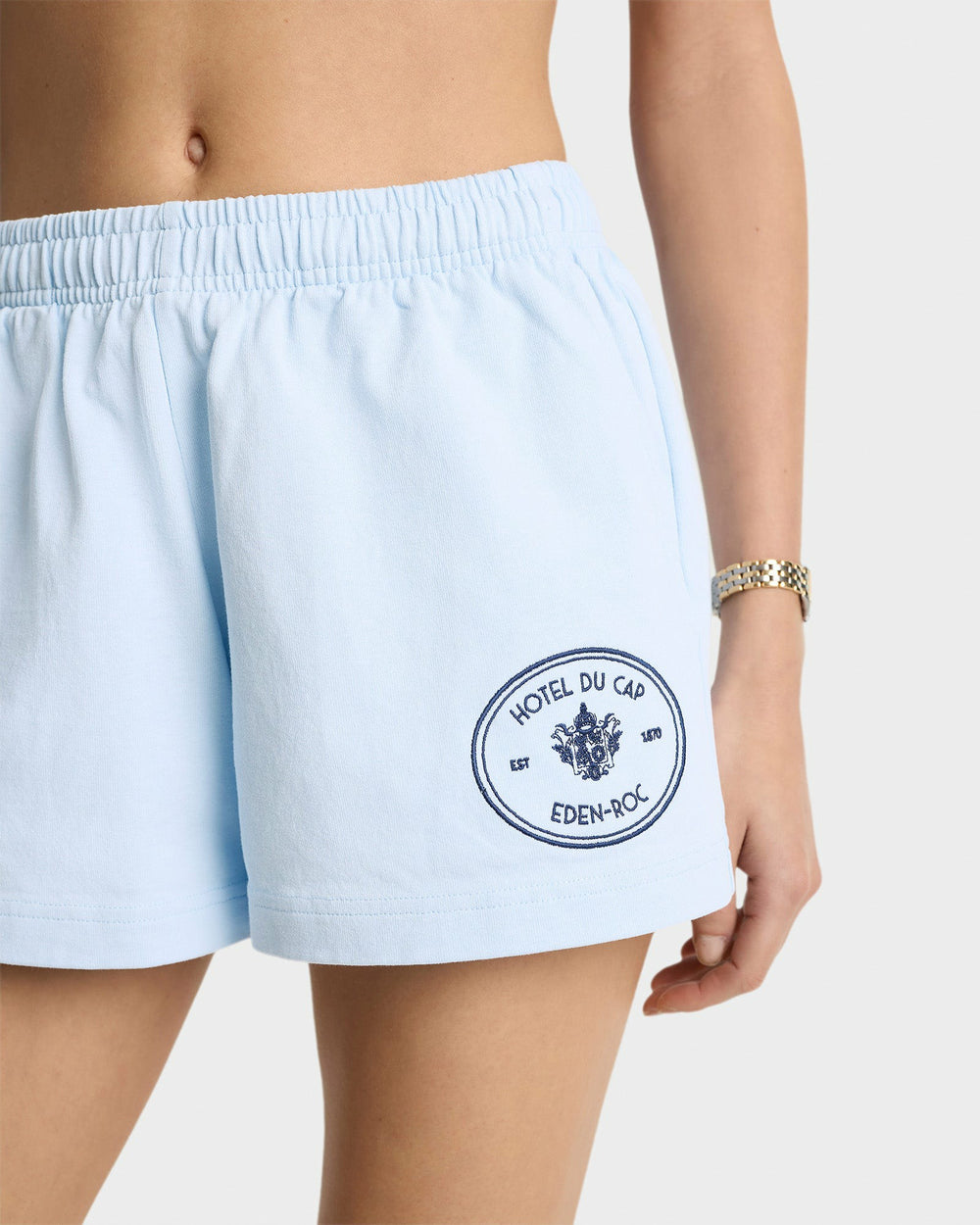 Eden Crest Disco Short - Ciel/Navy Sporty & Rich Online