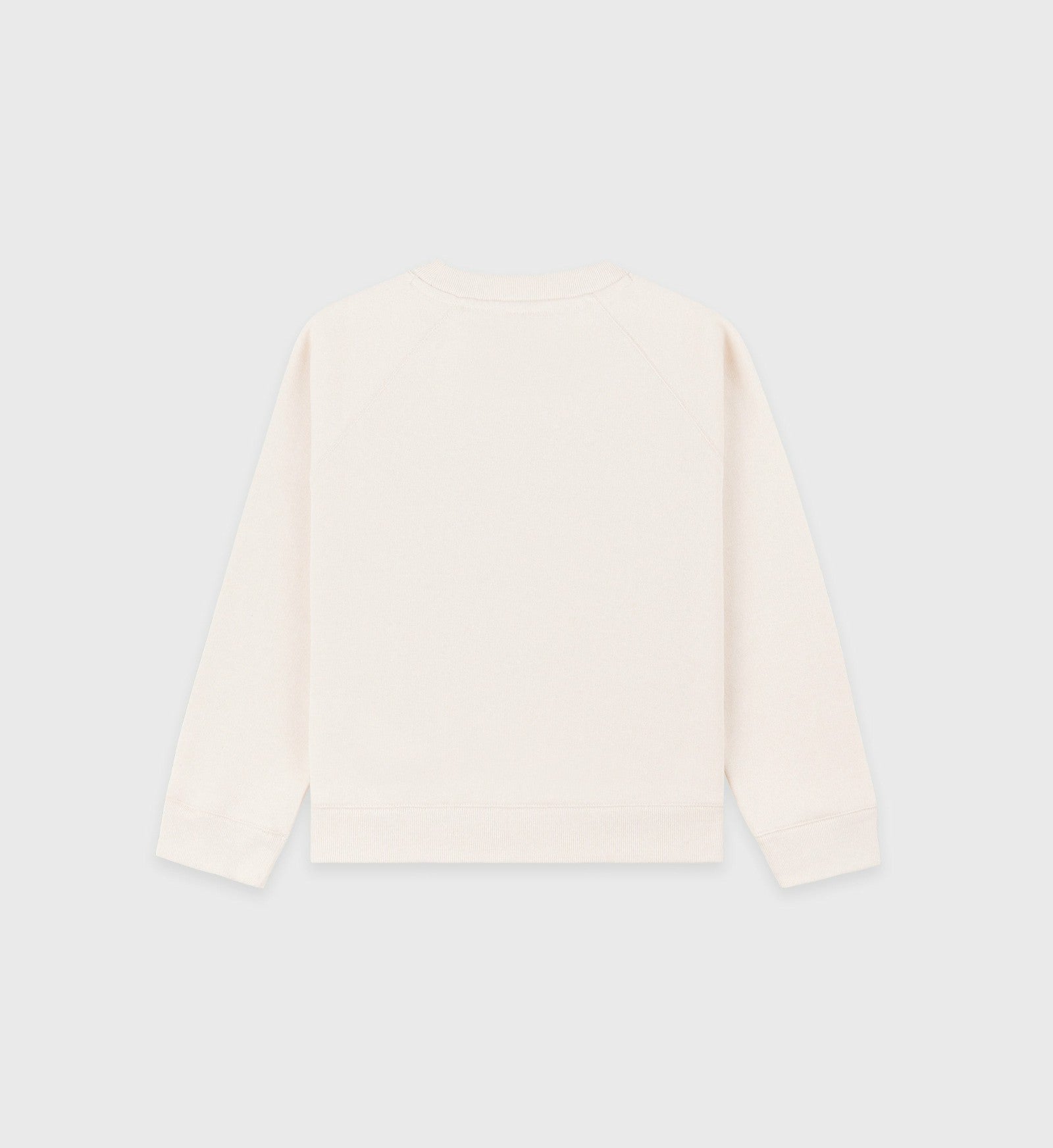 H&W Crest Kids Crewneck - Cream/Navy Sporty & Rich Outlet
