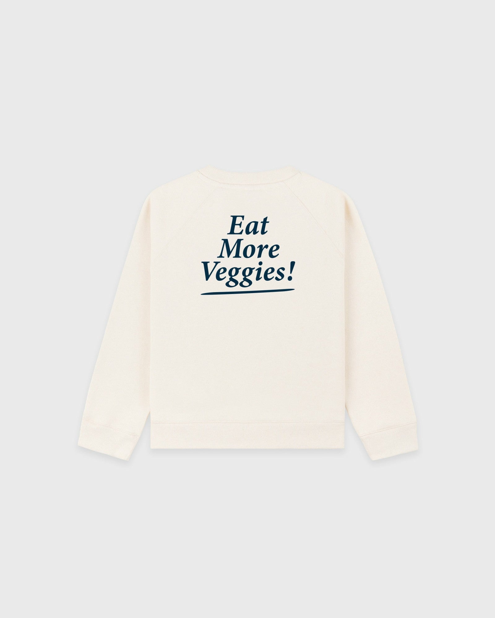 Eat More Veggies Kids Crewneck - Cream/Navy Sporty & Rich Sale