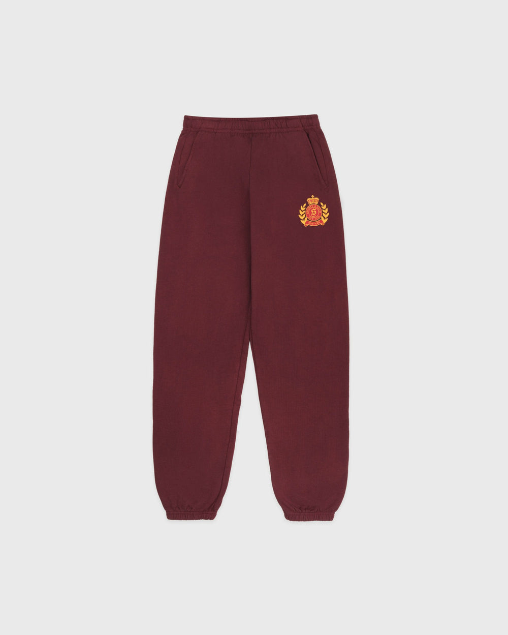 NY Health Crest Kids Sweatpant - Merlot Sporty & Rich Online