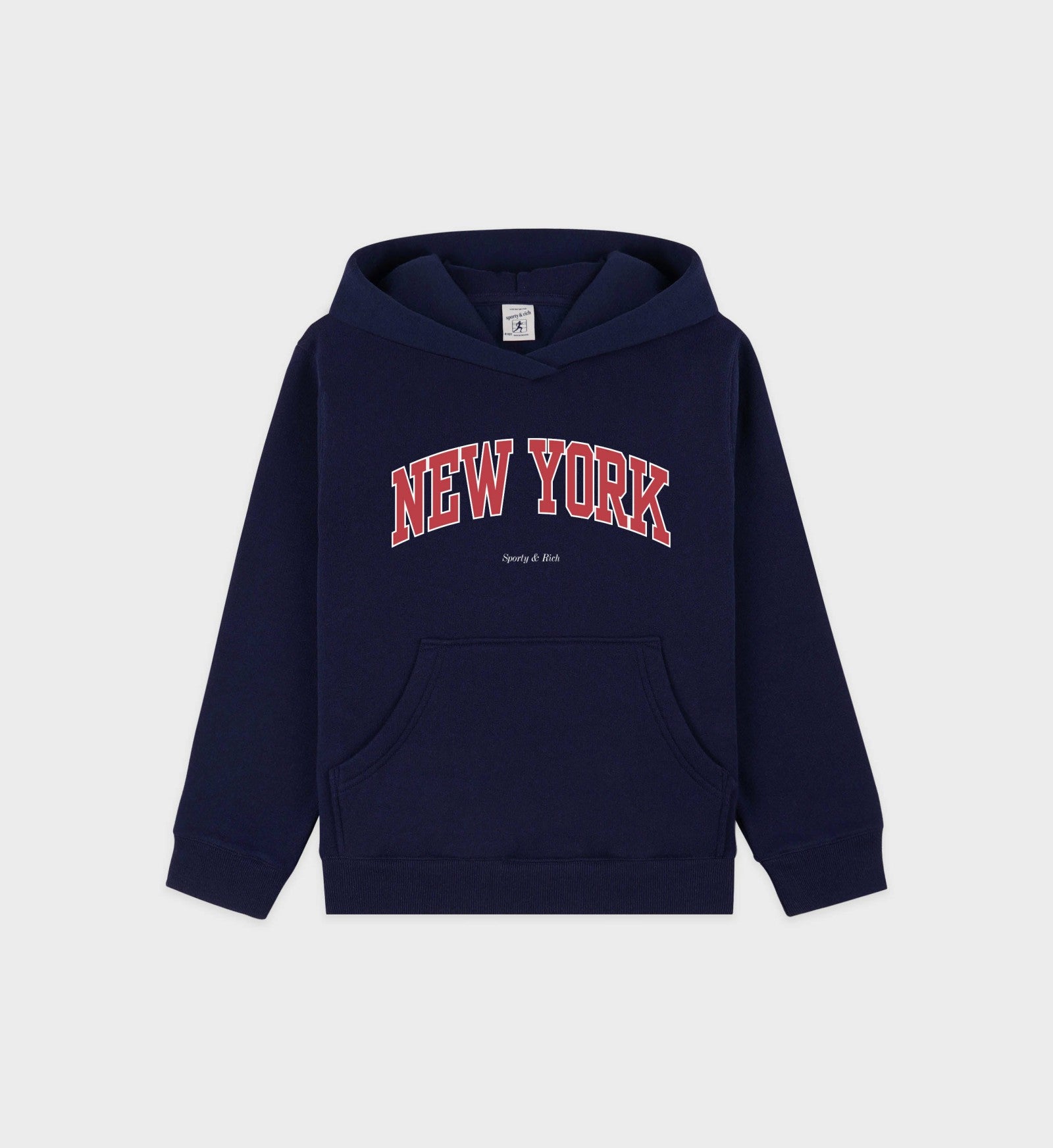 New York Ivy Kids Hoodie - Navy/Ruby Sporty & Rich Discount