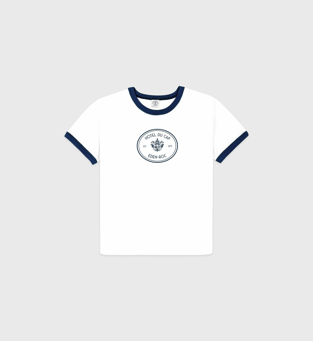 Eden Crest Kids Ringer Tee - White/Navy Sporty & Rich Sale
