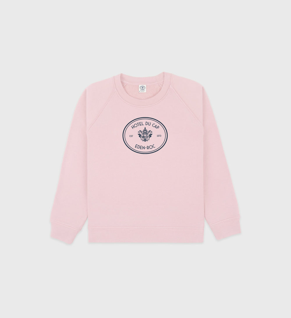 Eden Crest Kids Creweneck - Pink Dolphin/Navy Sporty & Rich Online