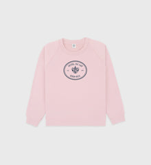 Eden Crest Kids Creweneck - Pink Dolphin/Navy Sporty & Rich Online