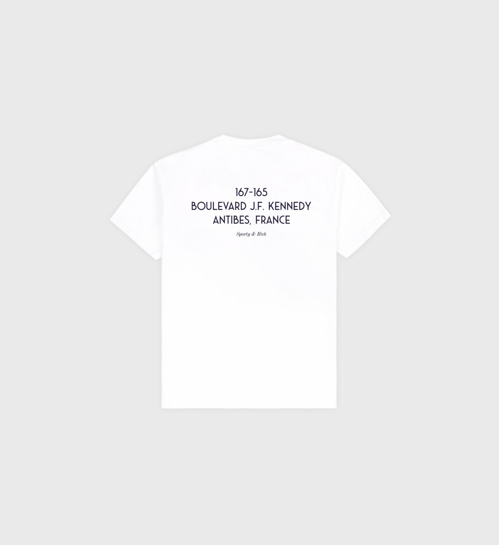 Eden Crest Kids T Shirt - White/Navy Sporty & Rich Discount