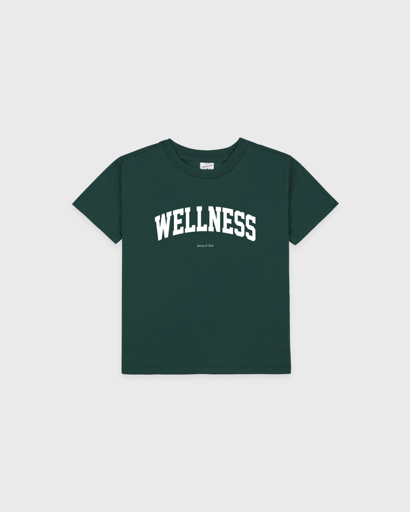 Wellness Ivy Kids T-Shirt - Forest/White Sporty & Rich Outlet