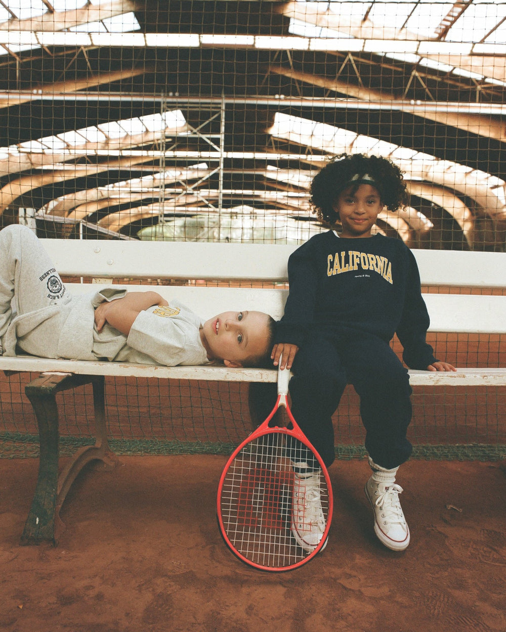California Kids Crewneck - Navy/Gold Sporty & Rich Online