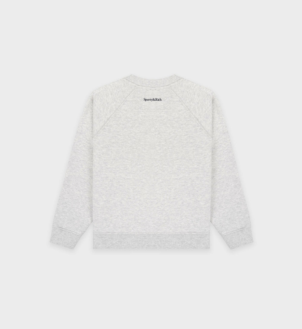 California Kids Crewneck - Heather Gray/Gold Sporty & Rich Discount