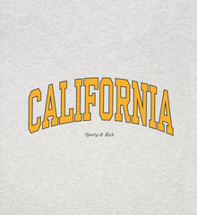 California Kids Crewneck - Heather Gray/Gold Sporty & Rich Discount