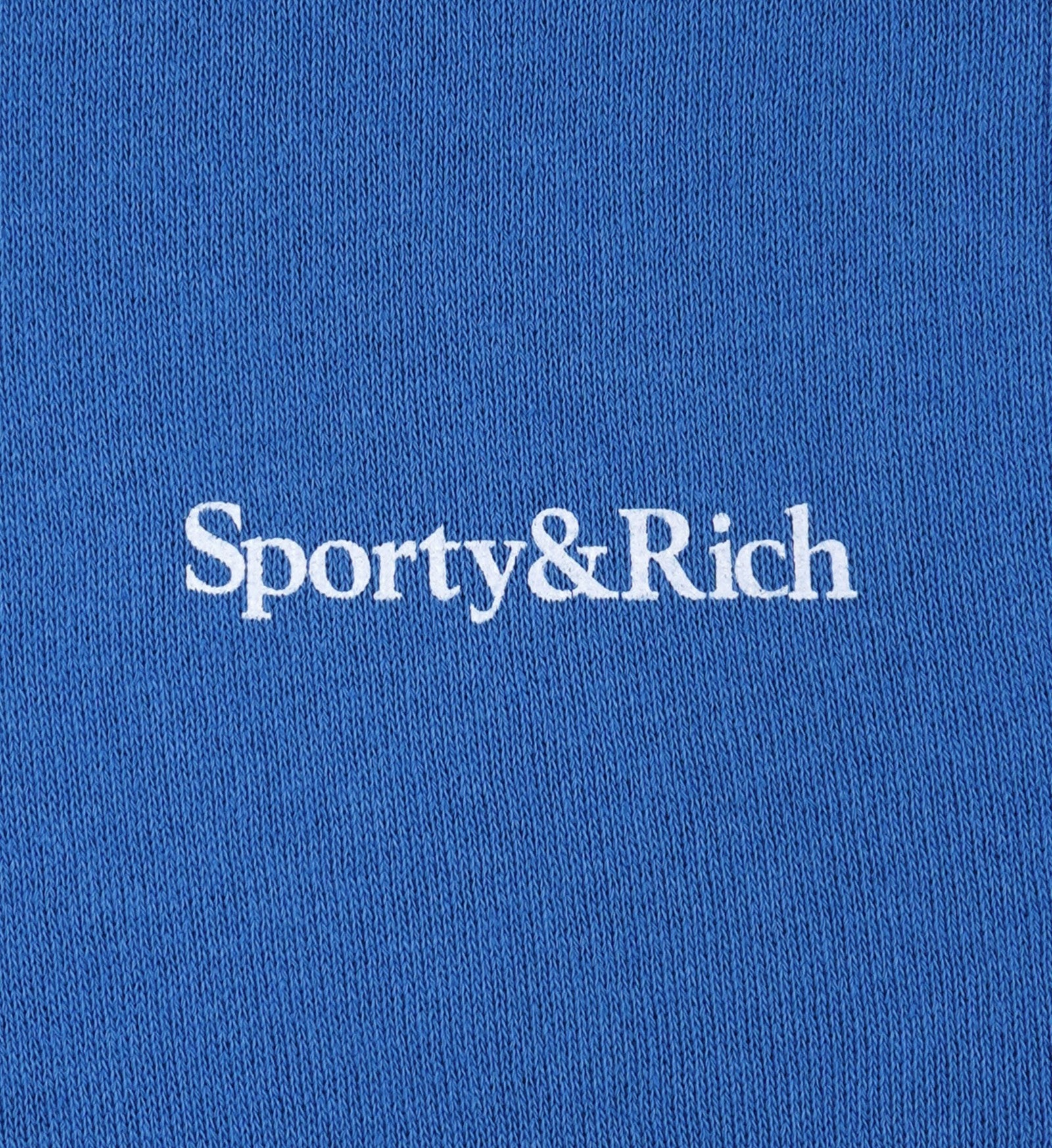 Serif Logo Kids Sweatpant - Paris Blue/White Sporty & Rich US
