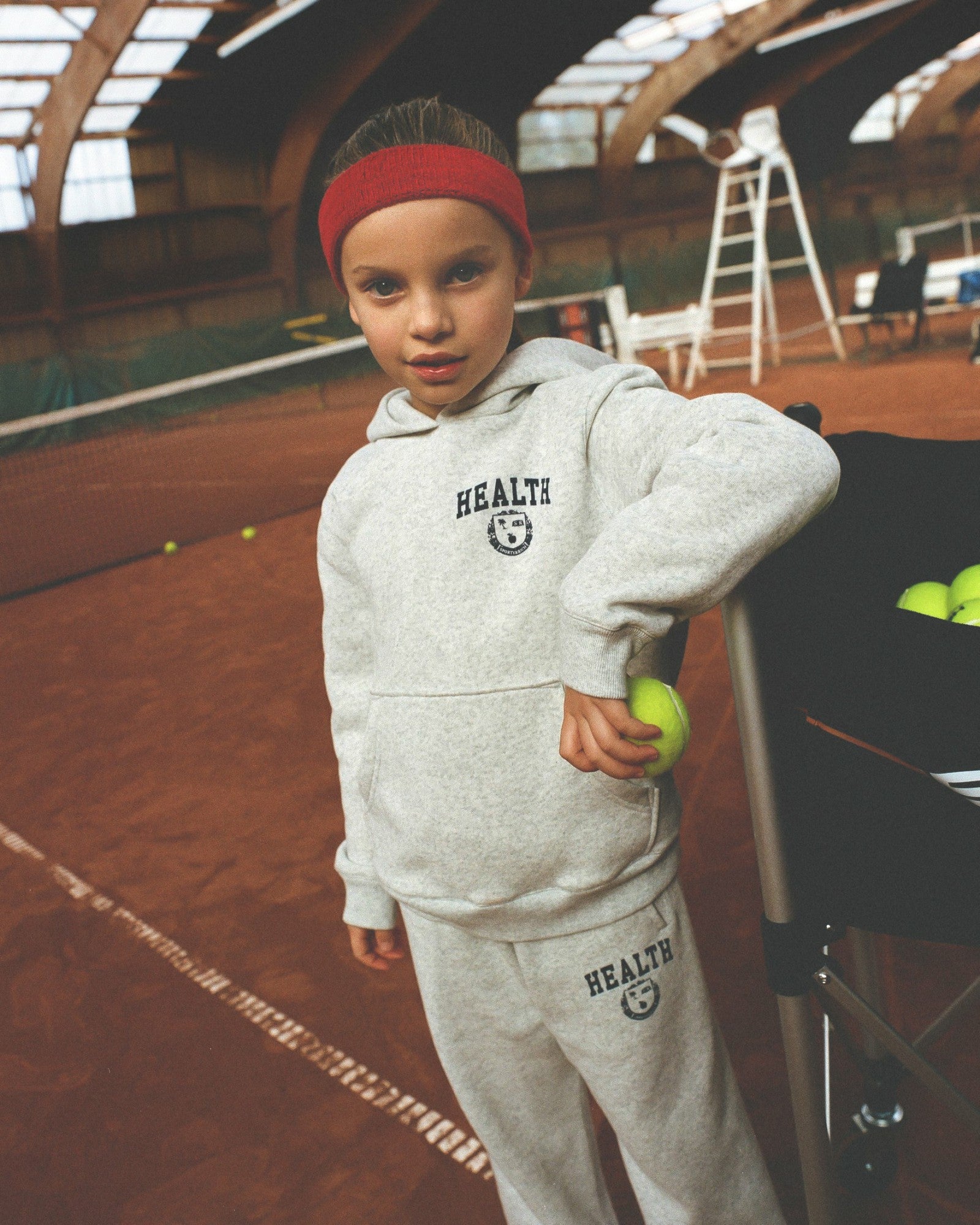 Diana Kids Sweatpants - Heather Gray/Navy Sporty & Rich Sale