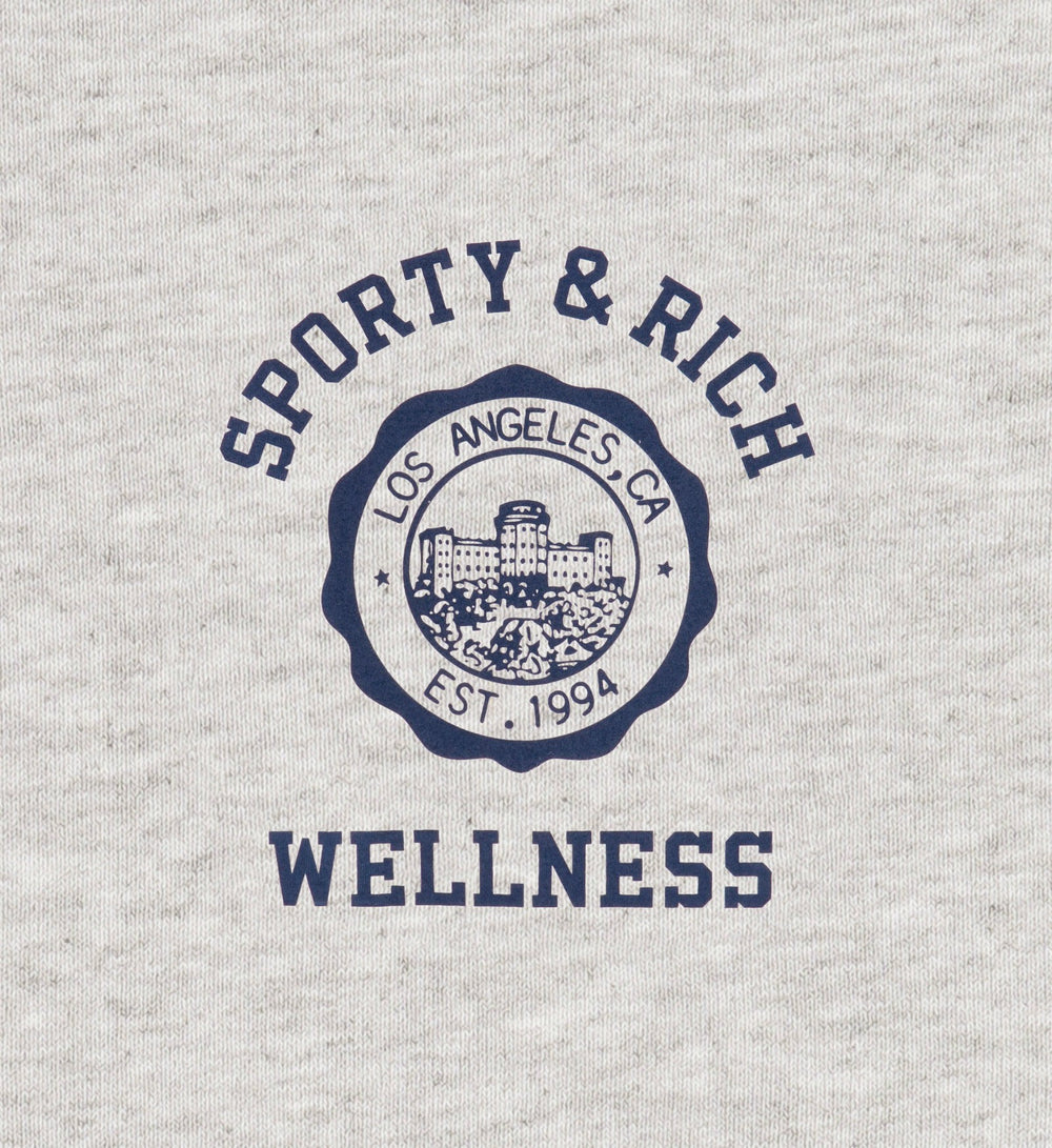 Emblem Kids Sweatpant - Heather Gray/Navy Sporty & Rich Discount