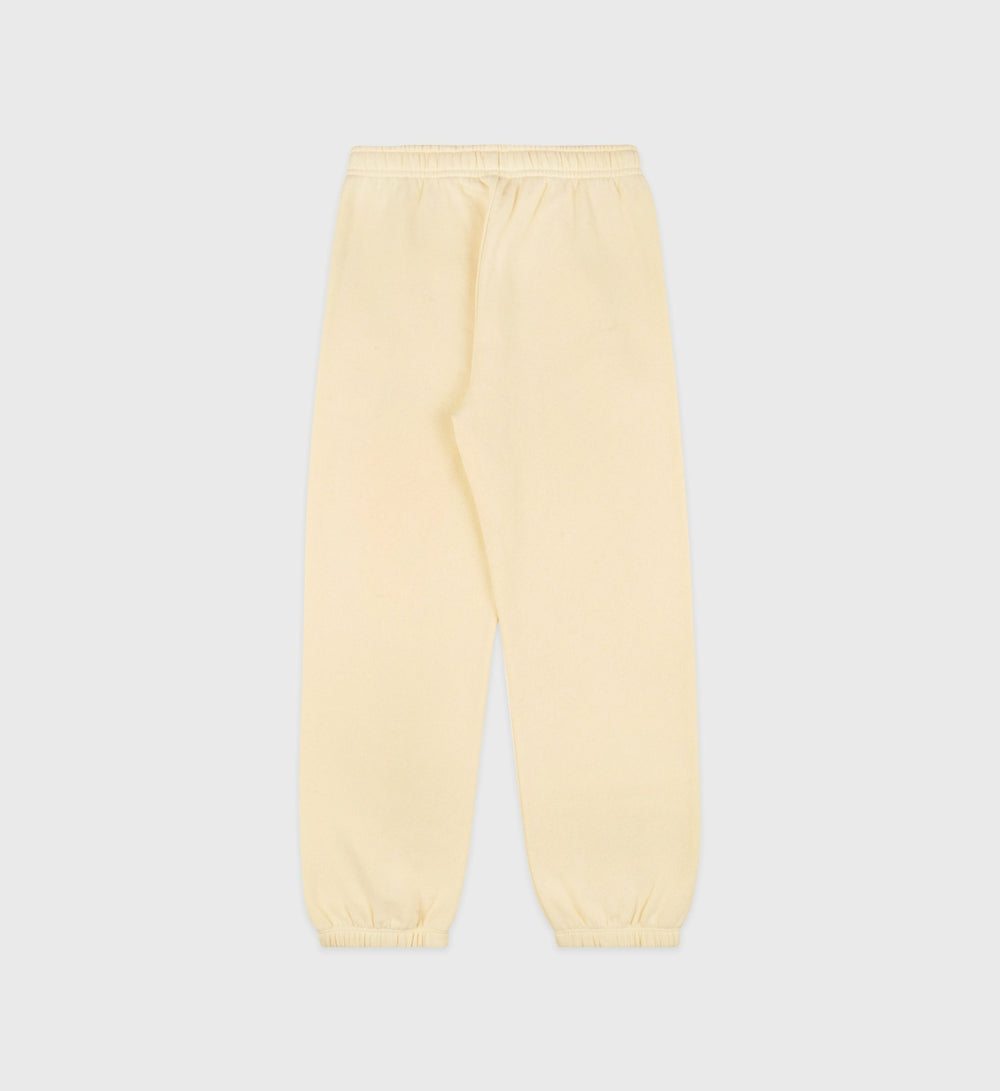 California Emblem Kids Sweatpant - Almond/Navy Sporty & Rich For Sale