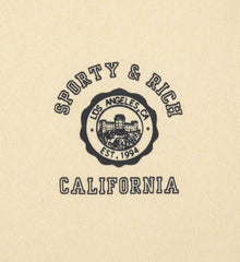 California Emblem Kids Sweatpant - Almond/Navy Sporty & Rich For Sale
